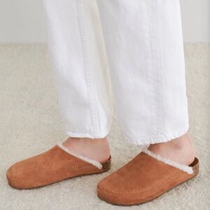 Jenny Kayne Shearling Moc Clogs